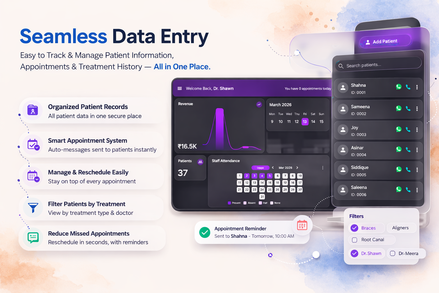 patient UI